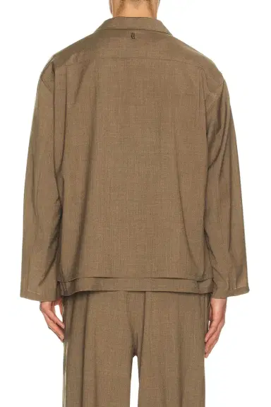 LE 17 SEPTEMBRE Double Layered Open Collar Shirt | Thumbnail 2