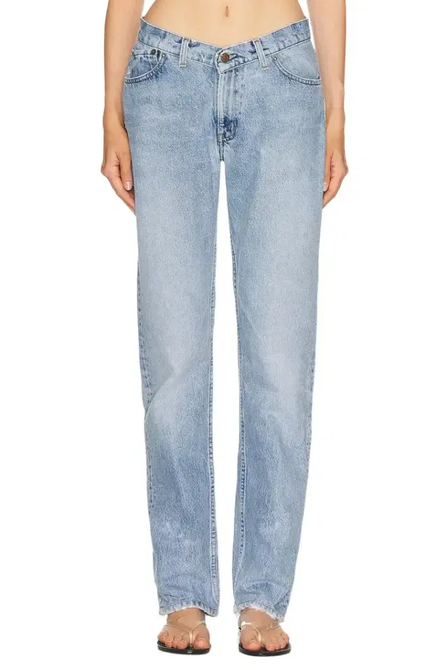 V Waist Skinny Jeans