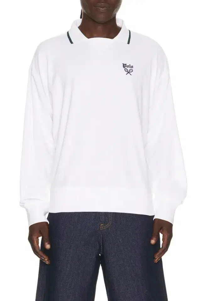 Polo Ralph Lauren Lightweight Terry Tennis Logo Polo Sweatshirt