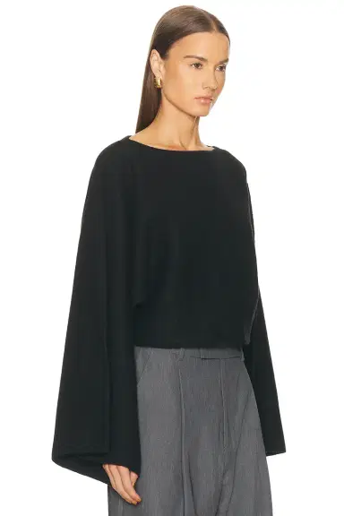 EAVES Whinnie Knit Cape | Thumbnail 2