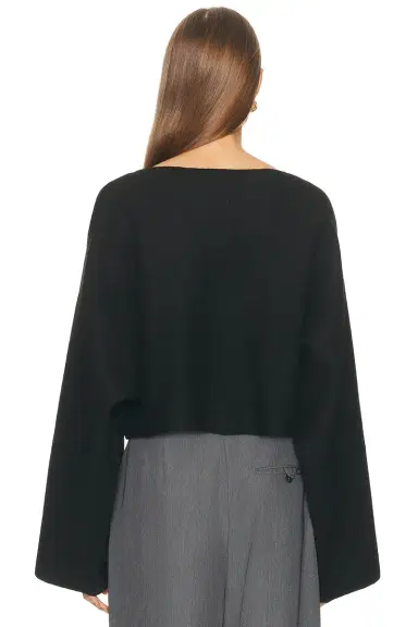 EAVES Whinnie Knit Cape | Thumbnail 3