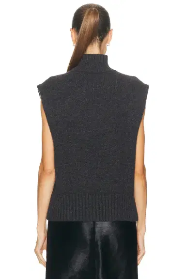 EAVES Lynnda Knit Mock Neck Shell | Thumbnail 3