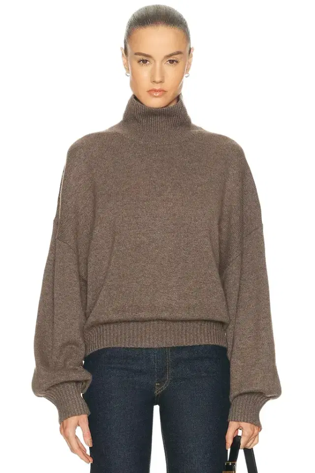 EAVES Ellara Oversized Knit Mock Neck