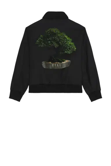 Etai LA 3D Print Bonsai Tree Fold Over Collar Bomber | Thumbnail 4 Etai LA 3D Print Bonsai Tree Fold Over Collar Bomber | Thumbnail 4