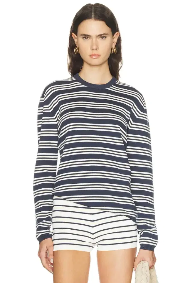 EAVES Cydnee Striped Oversized Sweater