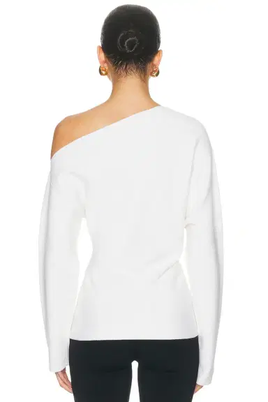 EAVES Rachelle Draped Knit Top | Thumbnail 4