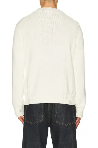 Polo Ralph Lauren Long Sleeve Roving Cotton USA Flag Crewneck Sweater | Thumbnail 2 Polo Ralph Lauren Long Sleeve Roving Cotton USA Flag Crewneck Sweater | Thumbnail 2