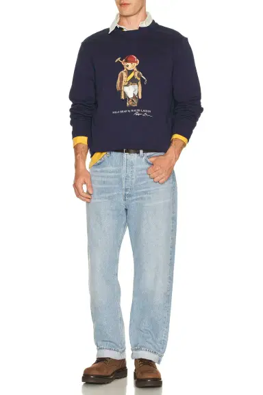 Polo Ralph Lauren Long Sleeve Fleece Society Bear Crewneck Sweatshirt | Thumbnail 3 Polo Ralph Lauren Long Sleeve Fleece Society Bear Crewneck Sweatshirt | Thumbnail 3
