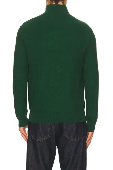 Polo Ralph Lauren Mesh-Knit Cotton Quarter-Zip Sweater | Thumbnail 2 Polo Ralph Lauren Mesh-Knit Cotton Quarter-Zip Sweater | Thumbnail 2