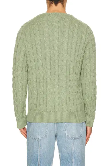 Polo Ralph Lauren Cable Knit Crewneck Sweater | Thumbnail 2 Polo Ralph Lauren Cable Knit Crewneck Sweater | Thumbnail 2
