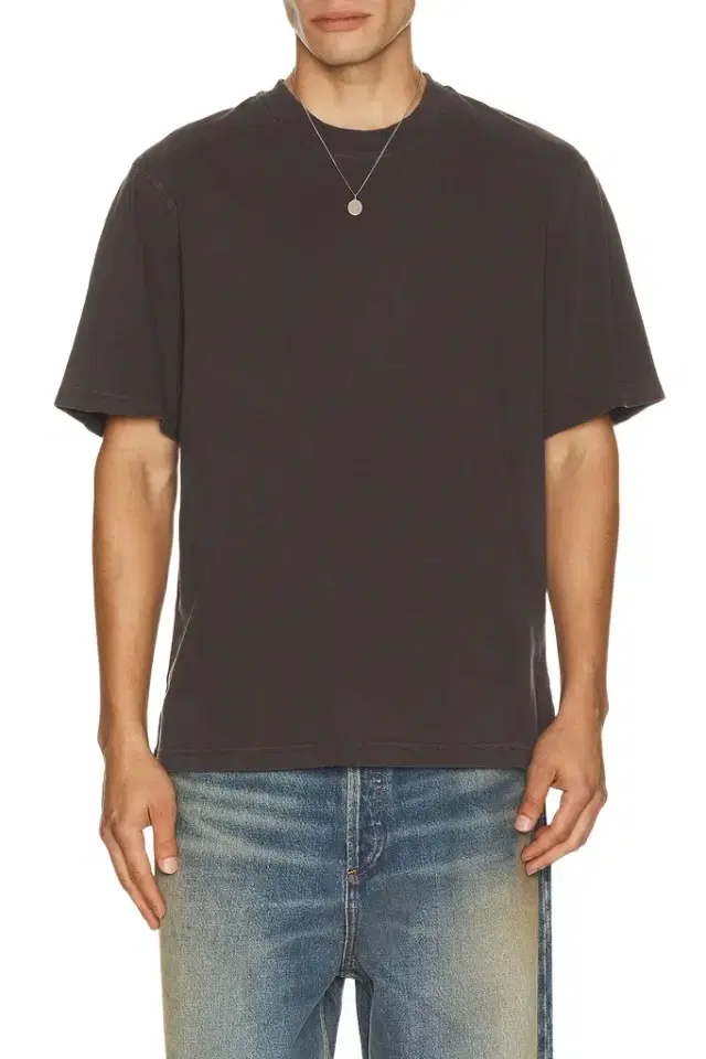 AGOLDE Asha Mock Neck Tee