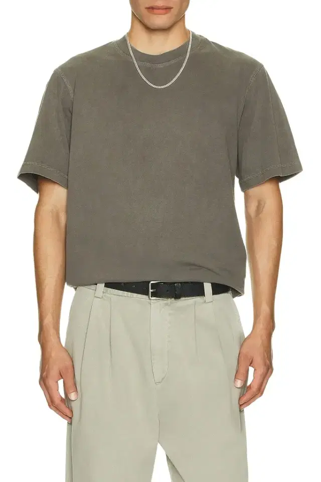 AGOLDE Asha Mock Neck Tee
