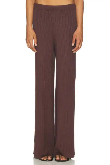 L'Academie Sibylla Rib Knit Pant | Thumbnail 2 L'Academie Sibylla Rib Knit Pant | Thumbnail 2