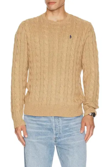 Polo Ralph Lauren Cable Knit Crewneck Sweater | Thumbnail 1