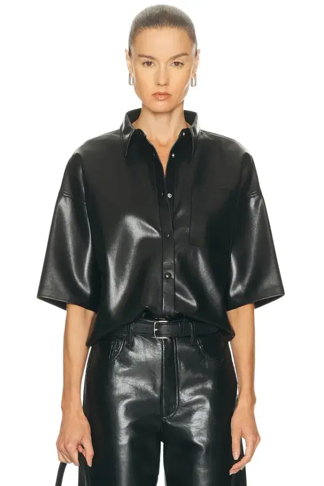 Citizens of Humanity Frances Cropped Cape Button Up