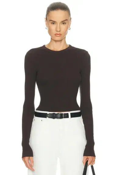 Citizens of Humanity Pilar Waffle Crewneck Top | Thumbnail 1 Citizens of Humanity Pilar Waffle Crewneck Top | Thumbnail 1