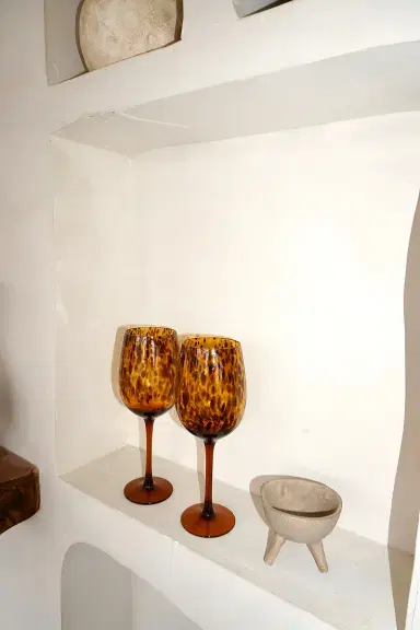 HueGah Home Amalfi Glassware Set Of Two | Thumbnail 4 HueGah Home Amalfi Glassware Set Of Two | Thumbnail 4