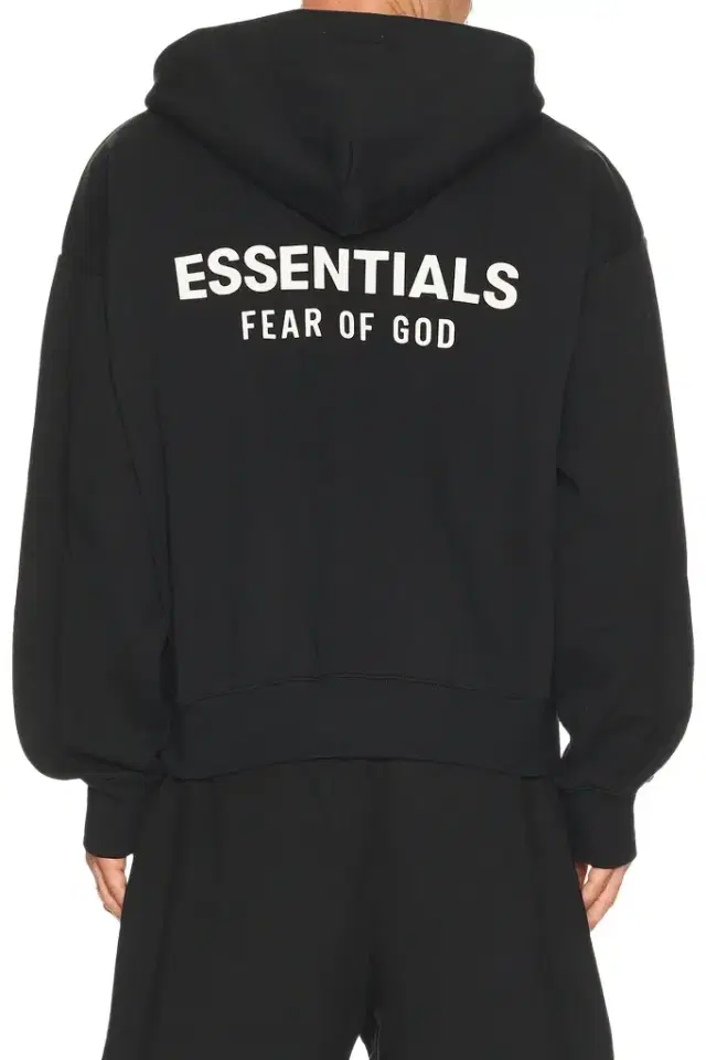 Fear of God Essentials Classic Fit Fleece Zip Up Hoodie