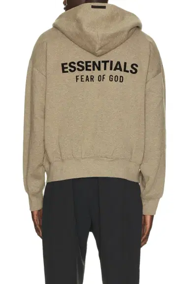 Fear of God Essentials Classic Fit Fleece Zip Up Hoodie | Thumbnail 1