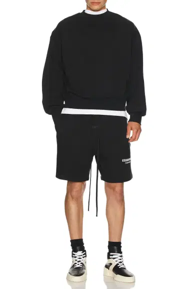 Fear of God Essentials Classic Fit Fleece Crew Neck Sweatshirt | Thumbnail 2