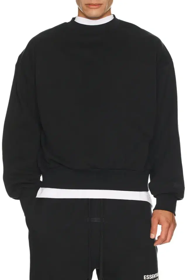 Fear of God Essentials Classic Fit Fleece Crew Neck Sweatshirt