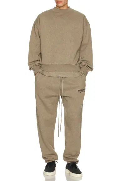 Fear of God Essentials Classic Fit Fleece Crew Neck Sweatshirt | Thumbnail 2