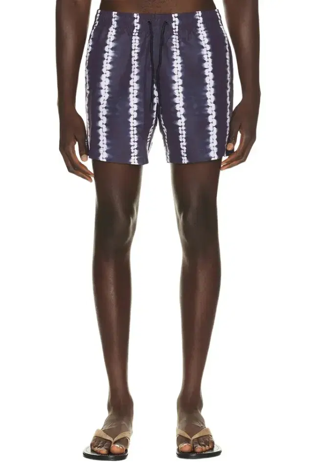 Commas Shibori Stripe Classic Swim Short