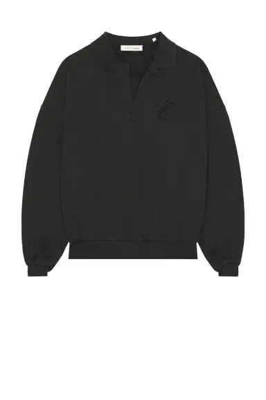 Fear of God Essentials Classic Polo Sweatshirt | Thumbnail 4