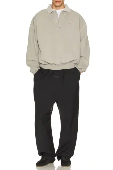 Fear of God Essentials Classic Polo Sweatshirt | Thumbnail 3