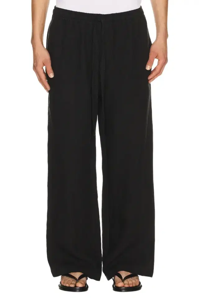 Commas Wide Leg Linen Trousers