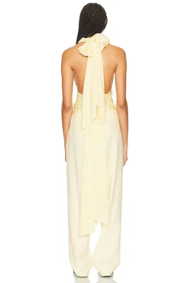 Helsa Natasha Silk Halter | Thumbnail 3