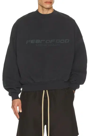 Fear of God Essentials Cropped Relaxed Sweatshirt | Thumbnail 1