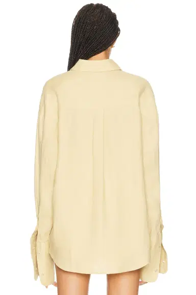 Helsa Washed Linen Shirt | Thumbnail 3 Helsa Washed Linen Shirt | Thumbnail 3