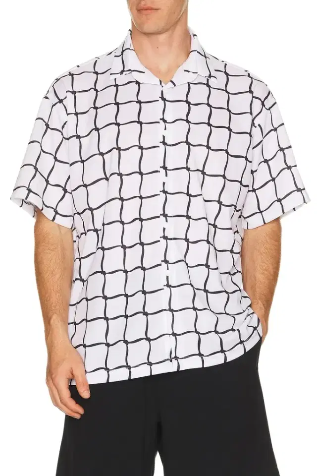 Oyster Net Button Up