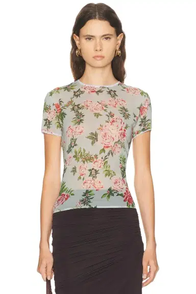 Magda Butrym Floral T-Shirt | Thumbnail 1 Magda Butrym Floral T-Shirt | Thumbnail 1