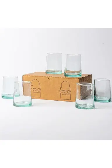 Verve Culture Short Moroccan Cone Glassware Set Of 6 | Thumbnail 6 Verve Culture Short Moroccan Cone Glassware Set Of 6 | Thumbnail 6