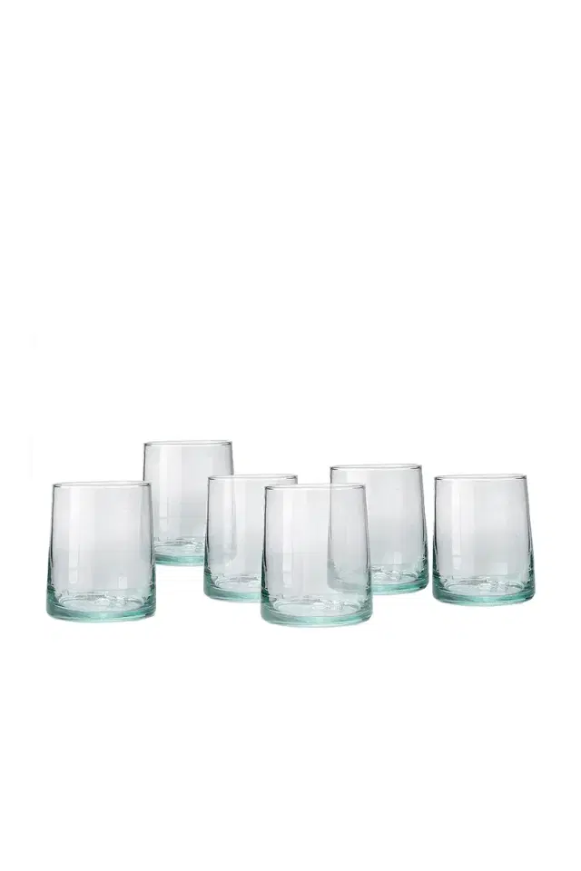 Verve Culture Short Moroccan Cone Glassware Set Of 6