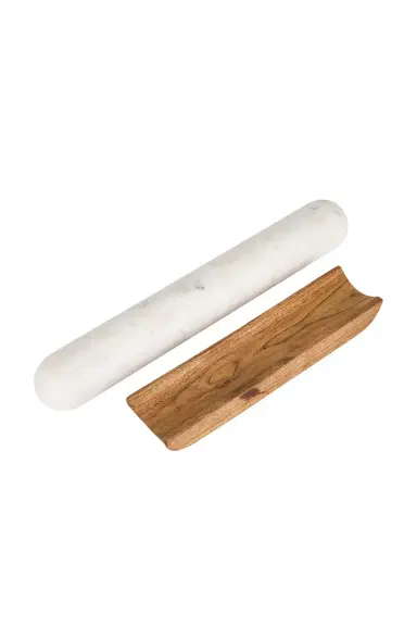 Verve Culture Marble Rolling Pin & Stand | Thumbnail 2 Verve Culture Marble Rolling Pin & Stand | Thumbnail 2