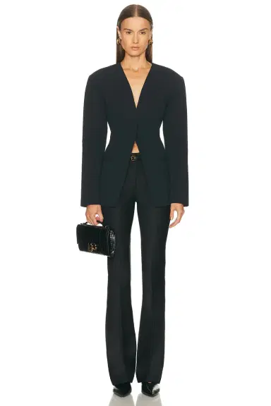 EAVES Unne Polished Crepe Blazer | Thumbnail 4