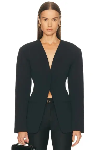 EAVES Unne Polished Crepe Blazer | Thumbnail 1