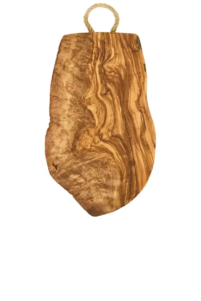 Verve Culture Olivewood Charcuterie Board With Rope Handle