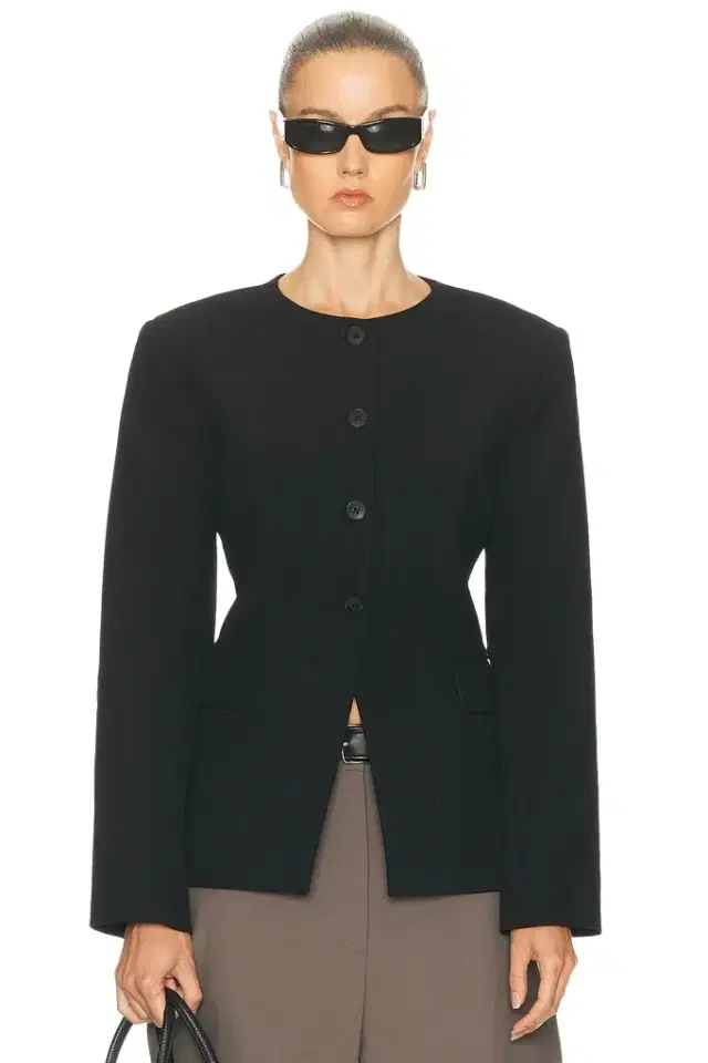 EAVES Keki Collarless Blazer