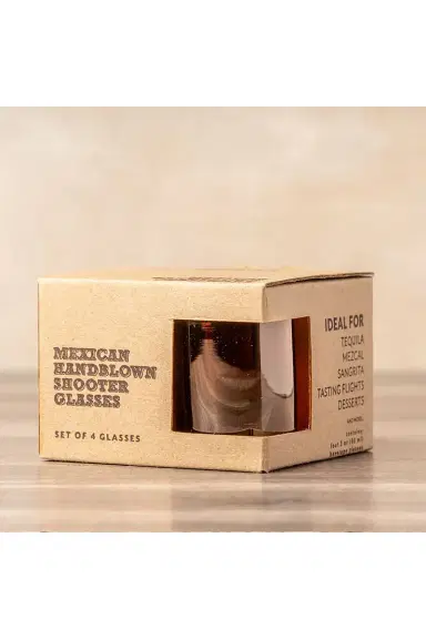 Verve Culture Set Of 4 Tamarind Shot Glasses | Thumbnail 6
