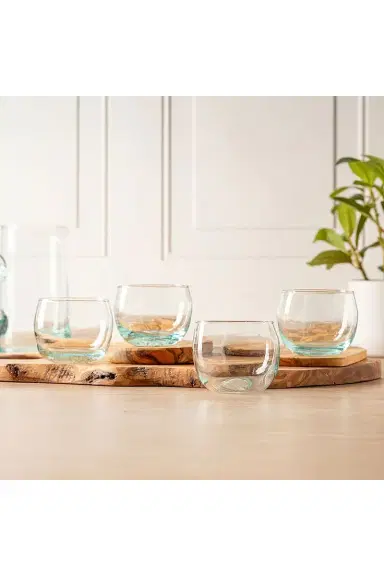 Verve Culture Set Of 4 Stemless Wine Goblets | Thumbnail 7