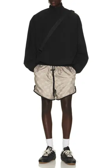 Fear of God Essentials Checkered Gym Short | Thumbnail 4
