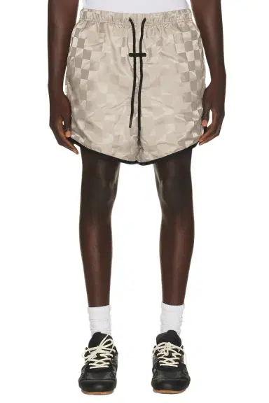 Fear of God Essentials Checkered Gym Short | Thumbnail 1