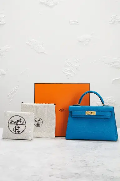 HERMÈS Hermes Chevre Kelly 20 Handbag | Thumbnail 7 HERMÈS Hermes Chevre Kelly 20 Handbag | Thumbnail 7