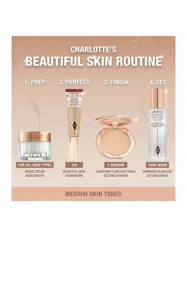 Charlotte Tilbury Charlotte's Beautiful Skin Medium Coverage Liquid Foundation with Hyaluronic Acid | Thumbnail 6