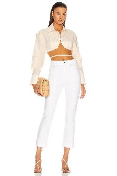 GRLFRND Karolina High Rise Straight Crop Jeans | Thumbnail 4 GRLFRND Karolina High Rise Straight Crop Jeans | Thumbnail 4