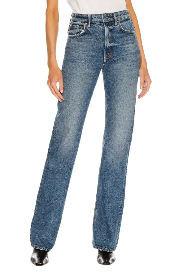 GRLFRND Melanie High Rise Boot Cut Jeans